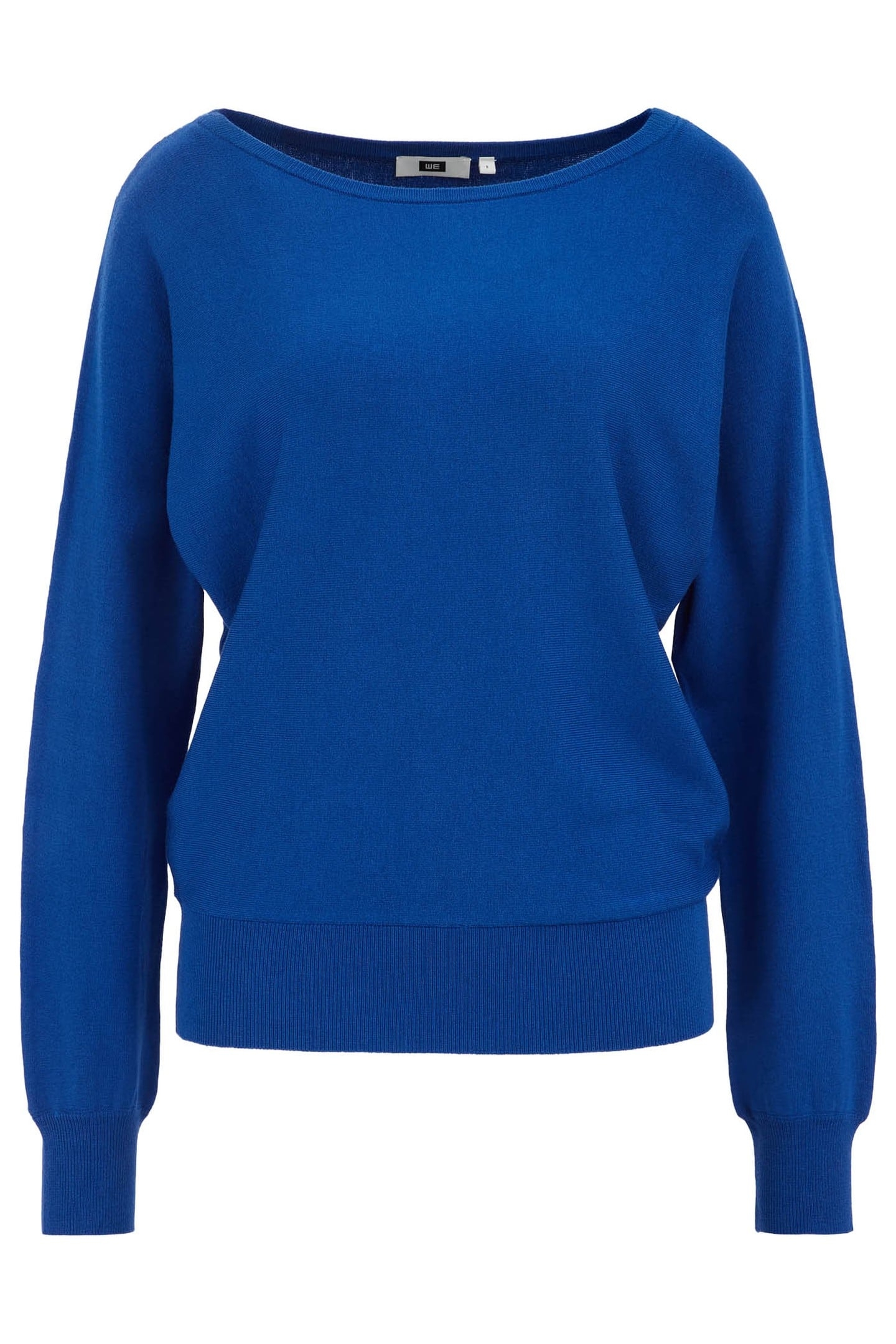 KNITTED PULLOVER COBALT BLUE 1