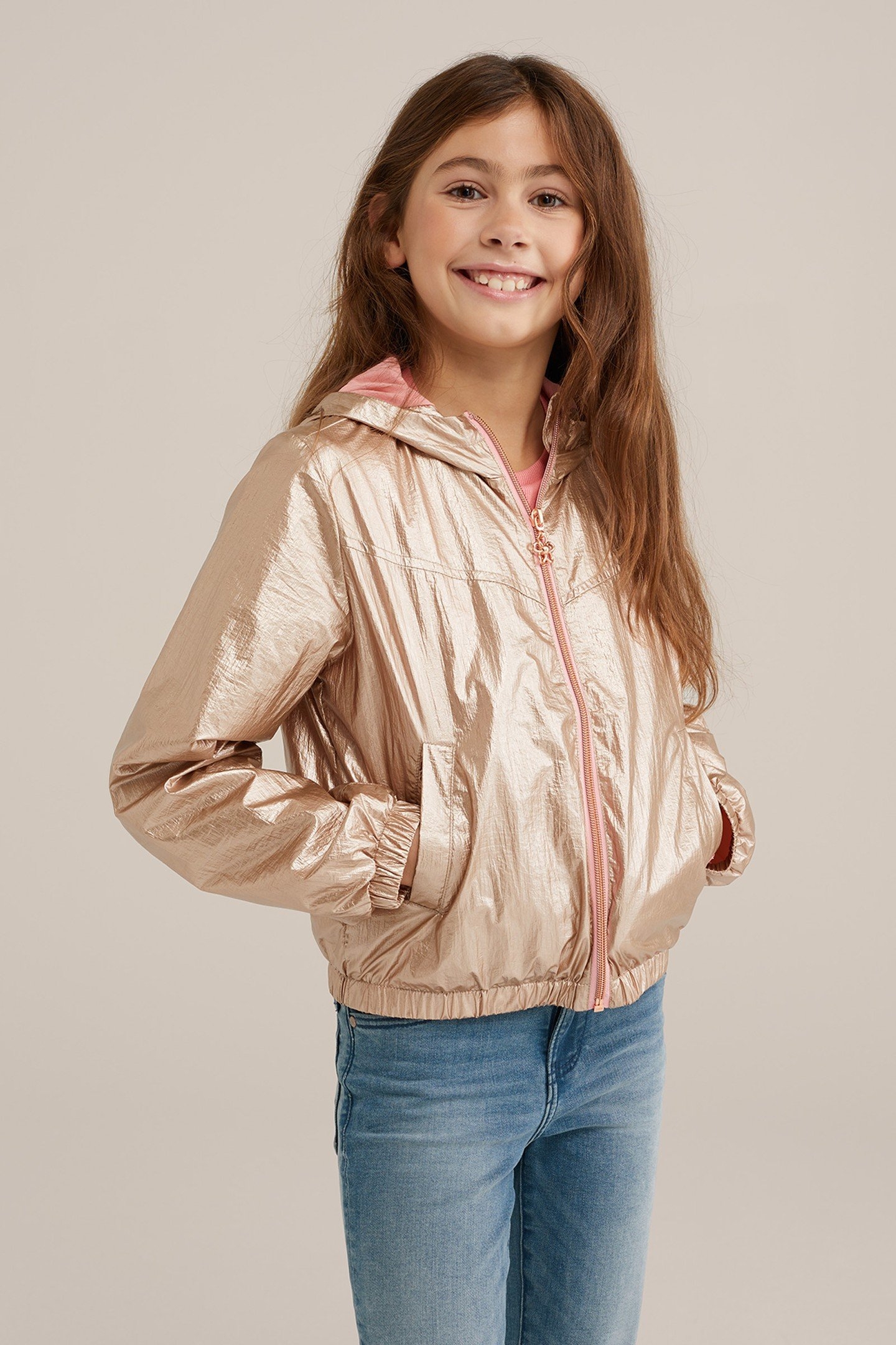 GIRLS JACKET NORMAL LENGTH GOLD 3