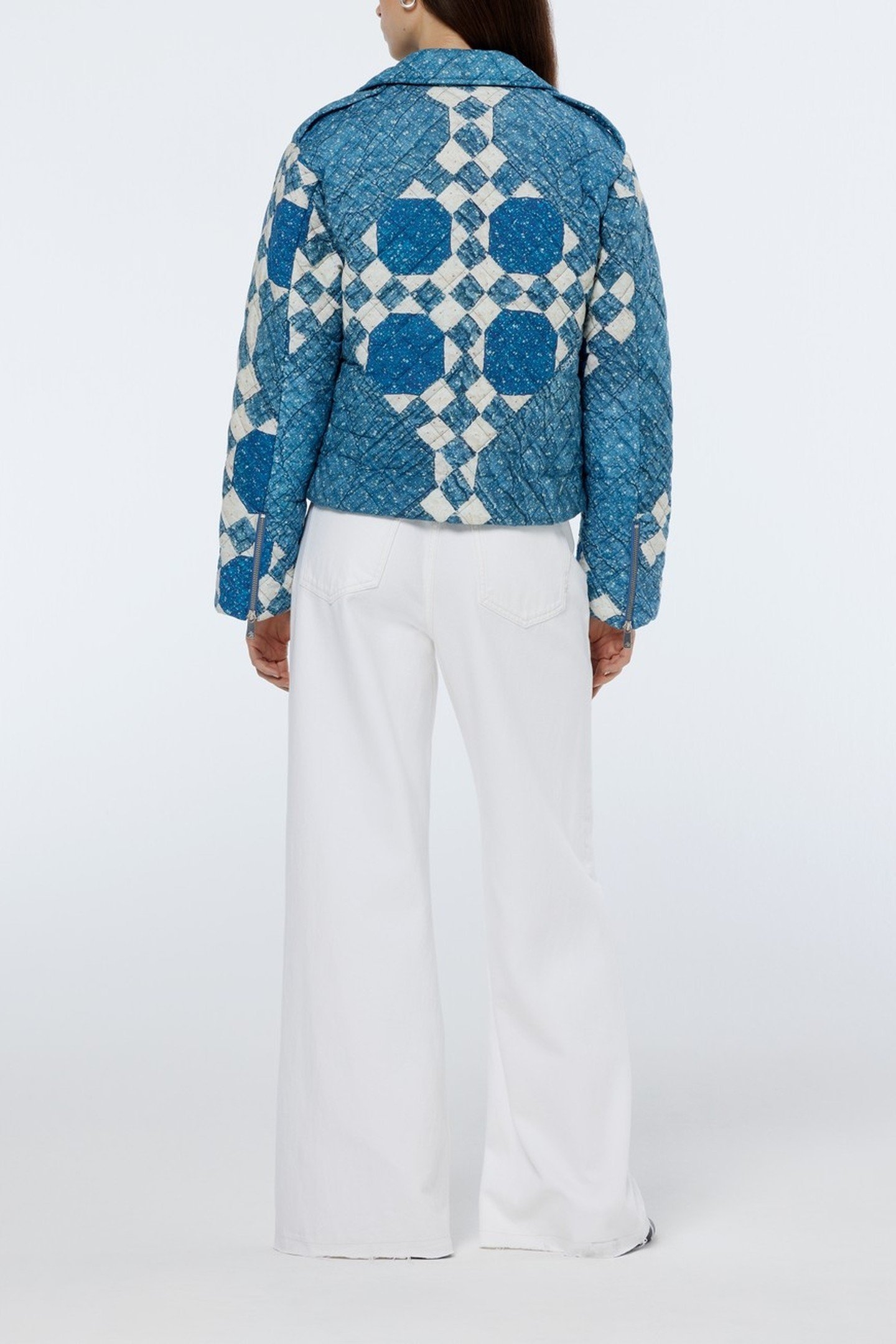 HEIRLOOM PRINT QUILTED BIKER JACKET HEIRLOOM QUILT 6