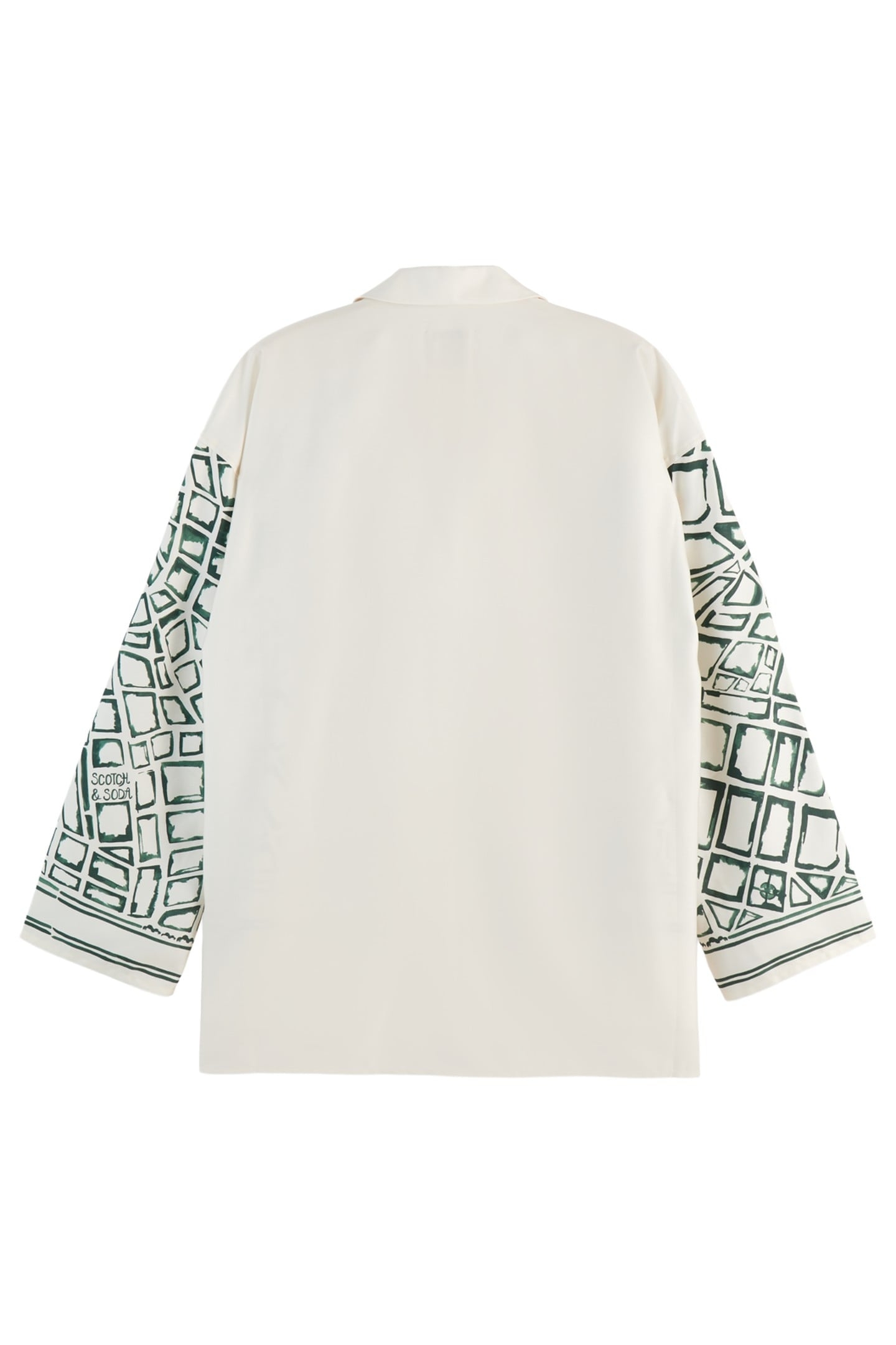 OVERSIZED PLACED PRINT SHIRT NIEUW AMSTERDAM CITY SOFT ICE 2