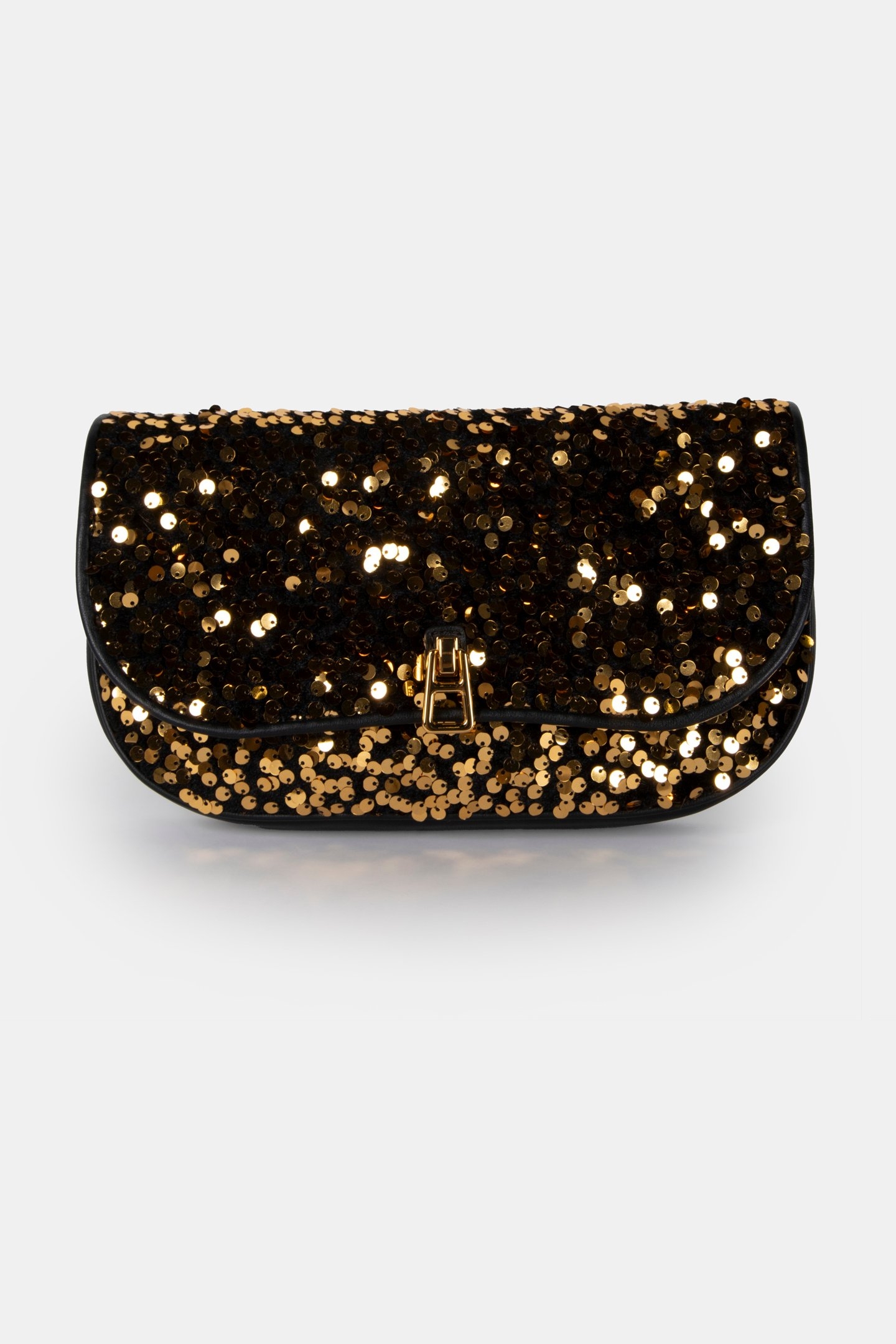 CROSS BODY BAG IN GOLD SEQUIN 2
