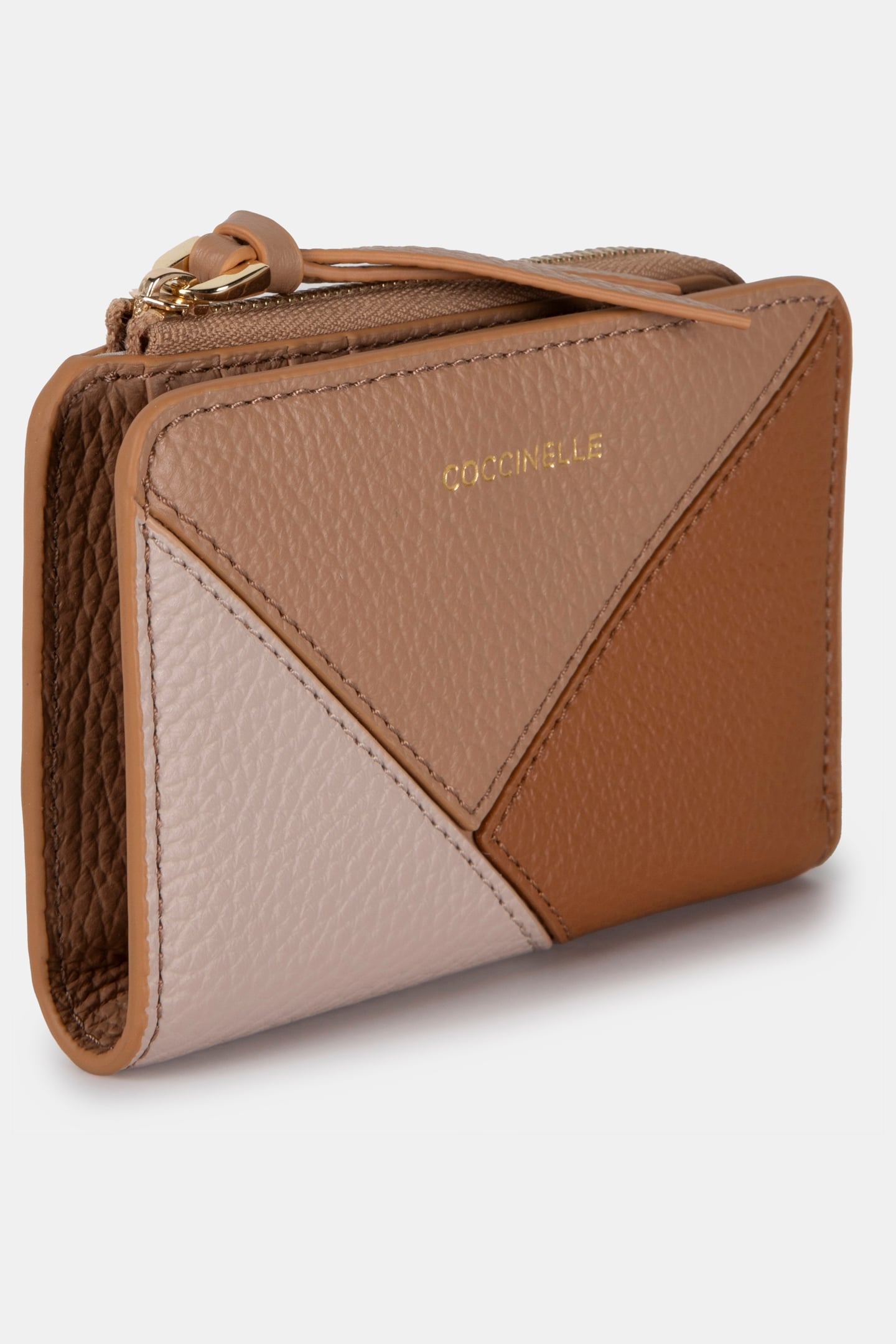 LEATHER WALLET IN COLOUR BLOCK 2