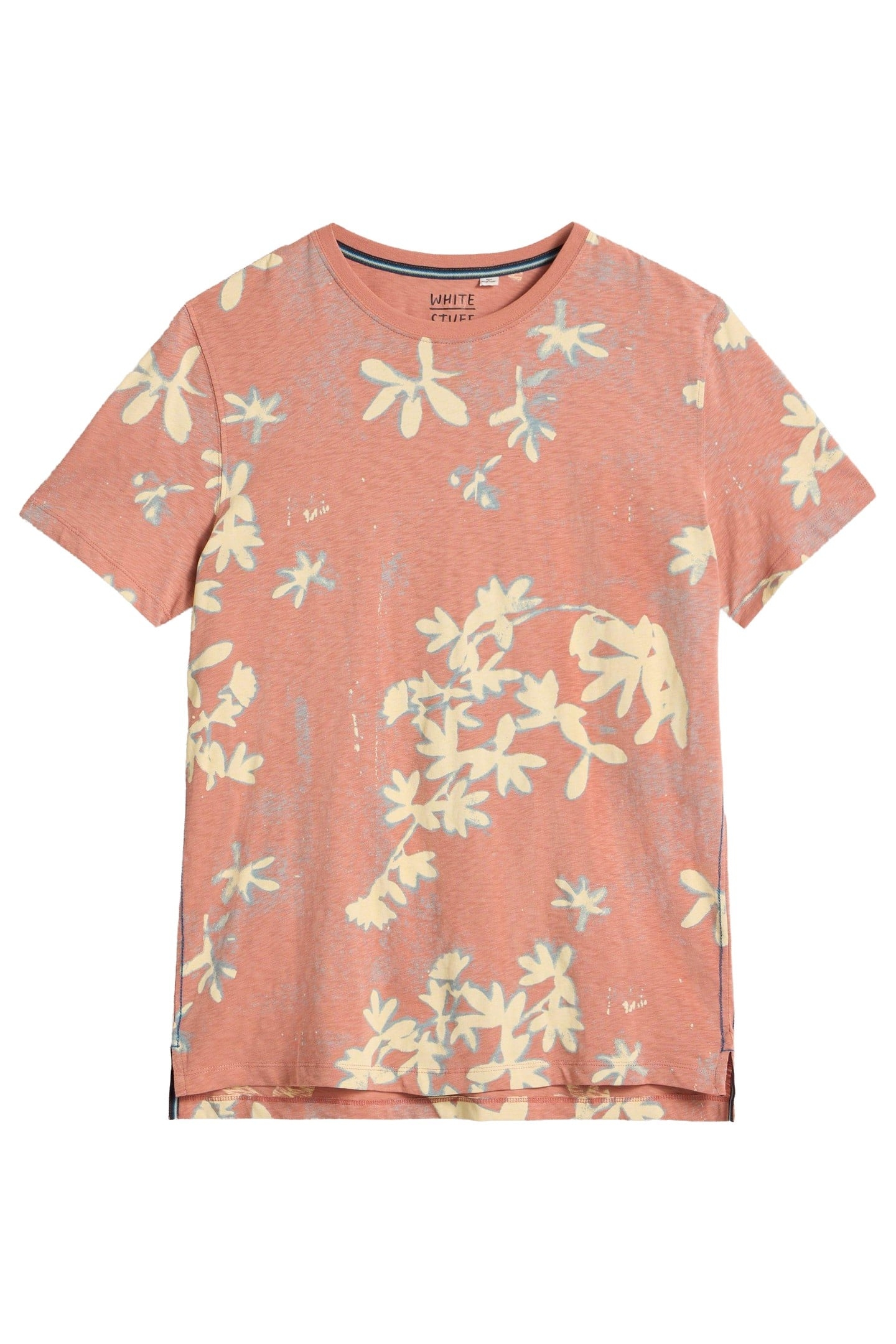 FLORAL PRINTED SS TEE PINK PRINT 4