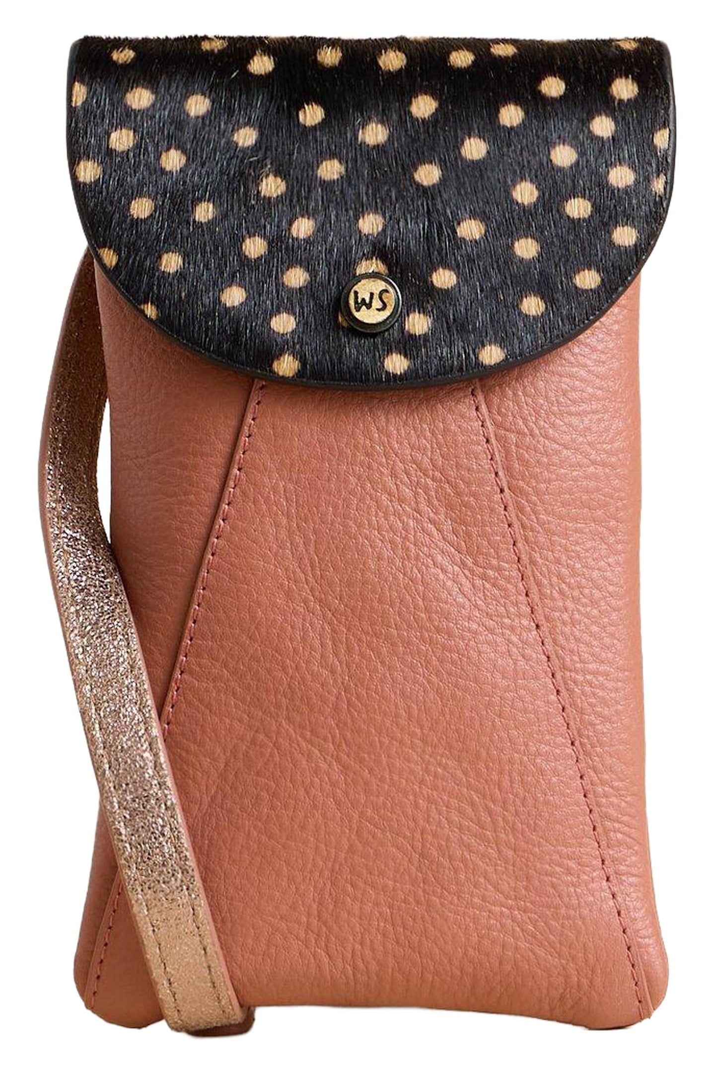 COCO LEATHER PHONE BAG PINK MULTI 3