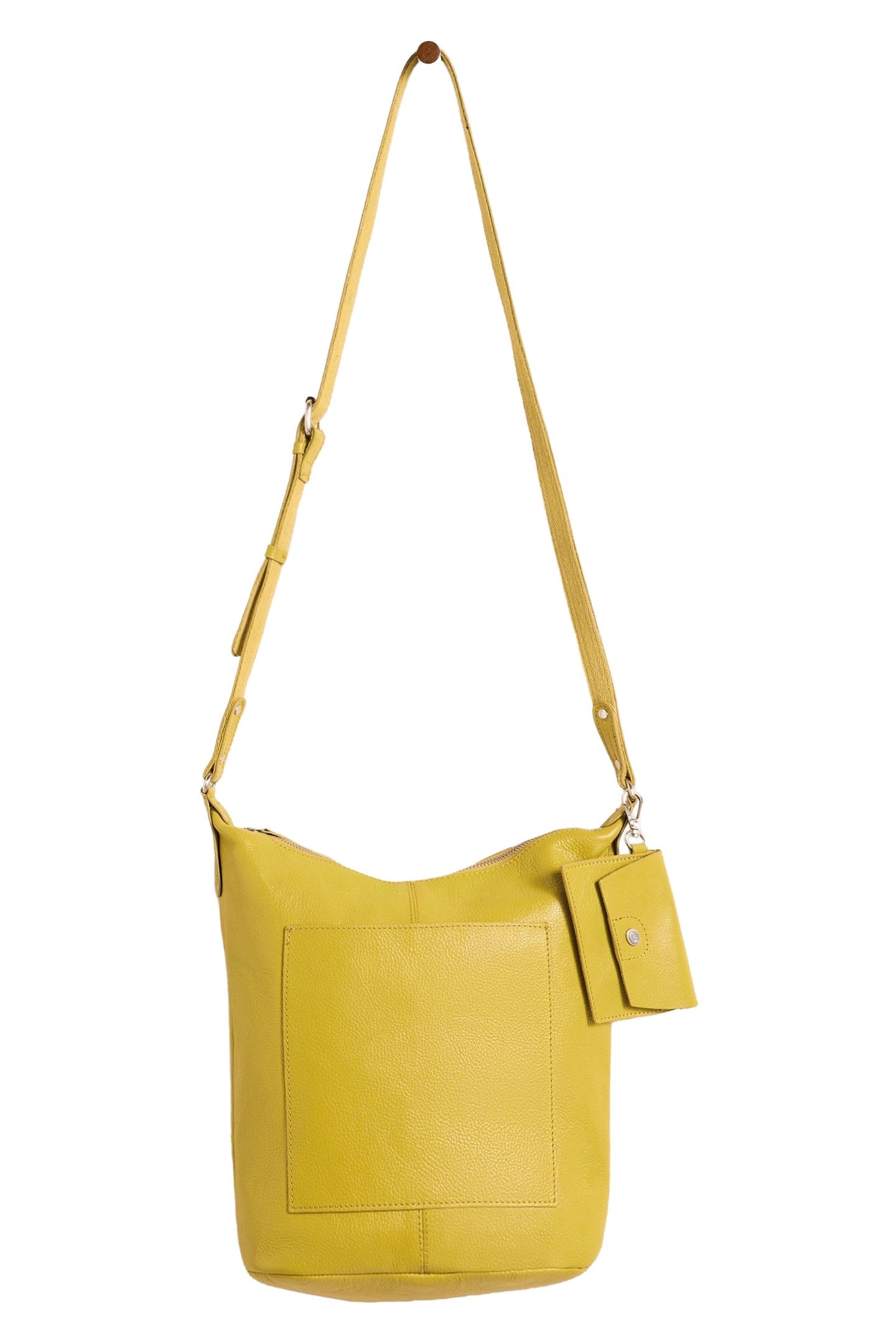 FERN LEATHER CROSSBODY MID CHARTREUSE 2