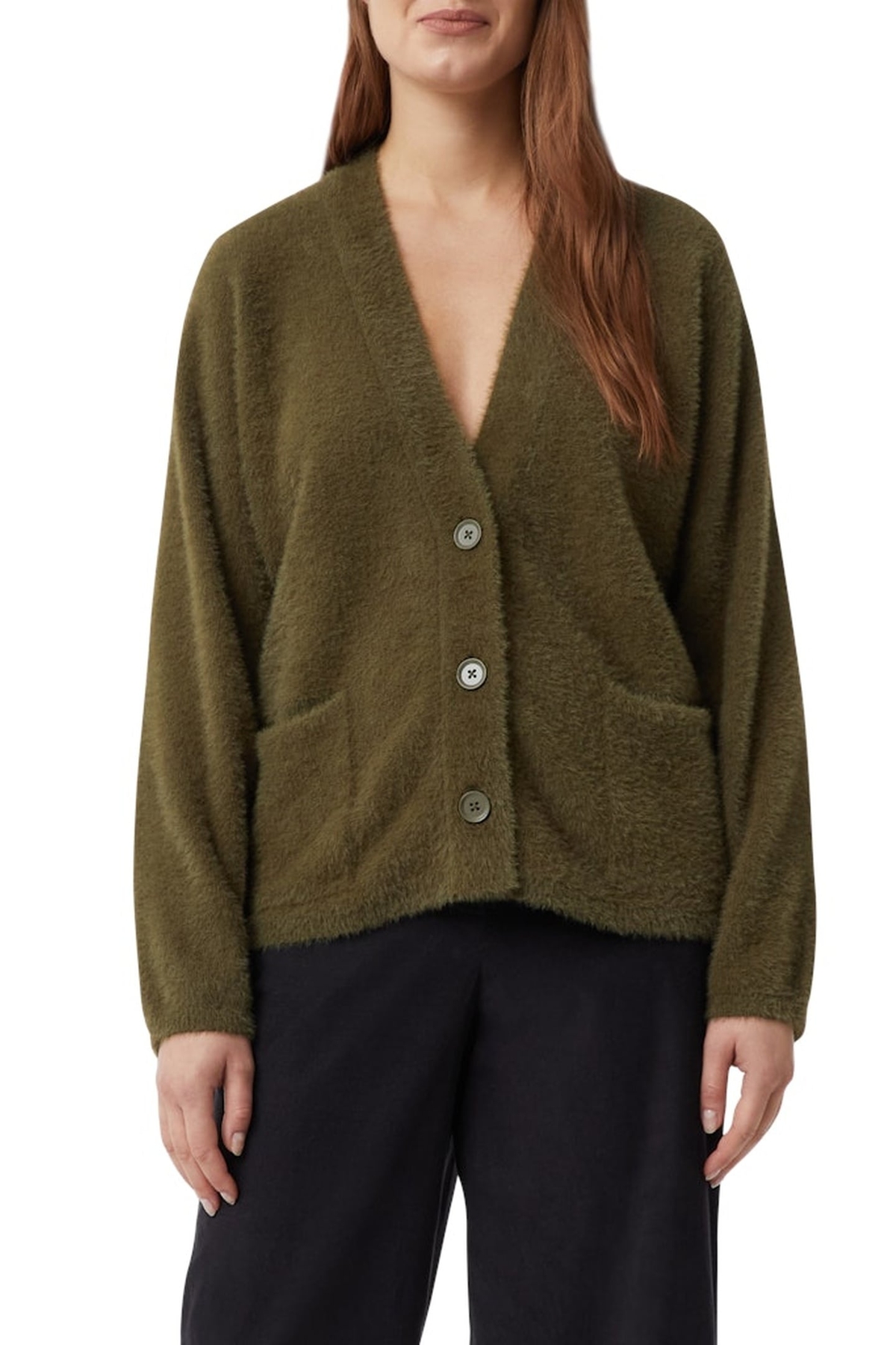 COMMA CARDIGAN DARK GREEN | Online Outlet | Otrium